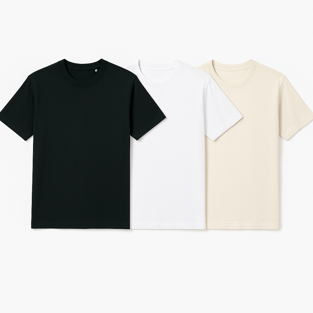 Essentials Tee Bundle - Pack of 3 - Large